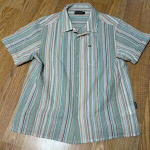 NAPAPIJRI MENS SHORT SLEEVE BUTTON SHIRT , LARGE NEW WITHOUT TAGS